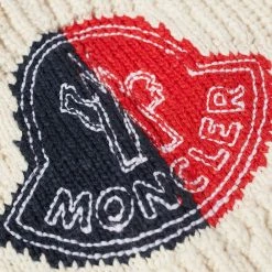 Moncler Genius 1952 Large Logo Patch Beanie -Outlet Scarves Store 01 02 2022 RC 3B00011 M1590 034 2 1
