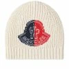 Moncler Genius 1952 Large Logo Patch Beanie -Outlet Scarves Store 01 02 2022 RC 3B00011 M1590 034 m1 1
