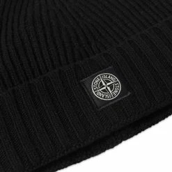 Stone Island Junior Patch Logo Beanie -Outlet Scarves Store 01 07 2022 BLR 7716N03A8 V0029 2 1