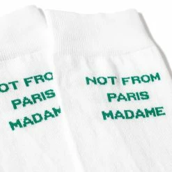 Drole De Monsieur Drôle De Monsieur Not From Paris Madame Sock -Outlet Scarves Store 02 02 2023 BLR B SK101 CO024 GN 2 1