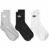 Adidas Trefoil Crew Sock - 3 Pack