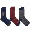 Polo Ralph Lauren Holiday Bear Sock - 6 Pack Gift Box -Outlet Scarves Store 03 01 2023 jd 449892865001 m1