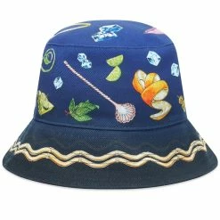 Casablanca Denim Bucket Hat