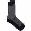 Anonymous Ism Wool Herringbone Crew Sock