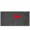 AMI Large A Heart Scarf -Outlet Scarves Store 03 11 2022 BLR USF409 336 061 m1 1