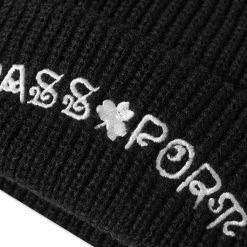 Pass~Port Sham Beanie -Outlet Scarves Store 03 11 2022 LL PP SHAMBNE BLK 2 1