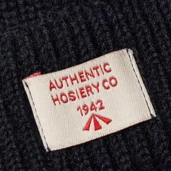 Nigel Cabourn Solid Beanie -Outlet Scarves Store 04 10 22 jf nc aw22 acc 5 nvy 2