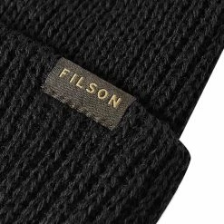 Filson Watch Beanie -Outlet Scarves Store 04 11 2022 LL 11030235 BLCK 2 1