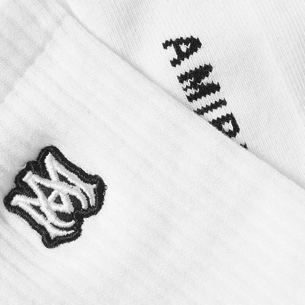 AMIRI Ma Embroidery Patch Sock 4 AMIRI Ma Embroidery Patch Sock - Image 2