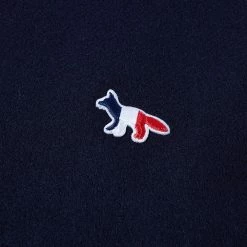 Maison Kitsune Maison Kitsuné Tricolor Fox Wool Scarf -Outlet Scarves Store 06 09 2021 JB FU06206BT3004 NA 2 1