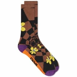 Vans Vault X PAM Spiral Checker Crew Sock