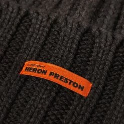 Heron Preston Logo Tab Rib Beanie -Outlet Scarves Store 07 09 2022 gh hmlc007f22kni0011100 2