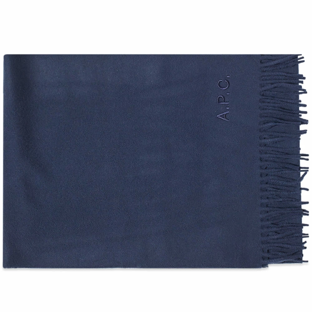A.P.C. Ambroise Embroidered Logo Scarf 3 A.P.C. Ambroise Embroidered Logo Scarf