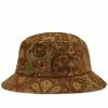 Bricks & Wood Damask Bucket Hat -Outlet Scarves Store 08 02 2023 JC BAW DMSK BKT HT GN m1 1