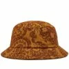 Bricks & Wood Damask Bucket Hat -Outlet Scarves Store 08 02 2023 JC BAW DMSK BKT HT RD m1 1