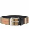 Burberry Gray Vintage Check Belt