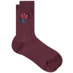 By Parra Secret Flower Crew Sock