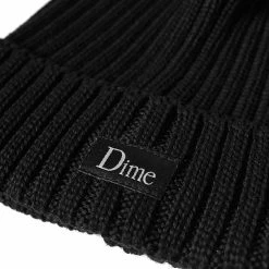 Dime Classic Rib Beanie -Outlet Scarves Store 08 09 2022 tc dimef37blk 2