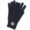 Moncler Logo Wool Gloves -Outlet Scarves Store 08 09 21 TC 3A000 03 A9342 742 m1 1