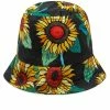 Endless Joy Sunflower Bucket Hat -Outlet Scarves Store 08 12 2022 SI EJ SUNFLWBKTHAT BLK m1 1