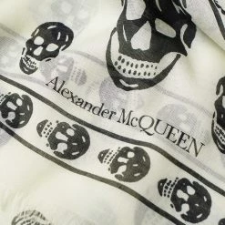 Alexander McQueen Skull Pashmina Scarf -Outlet Scarves Store 09 02 2021 BB 5577174943Q 9260 3 1