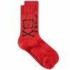 Acne Studios Zuper Cross Bones Face Sock -Outlet Scarves Store 09 02 2023 JB CQ0019 DCN m1 1