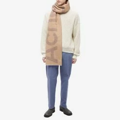 Acne Studios Toronty Logo Scarf -Outlet Scarves Store 09 02 2023 SI CA0104 640 m9 1