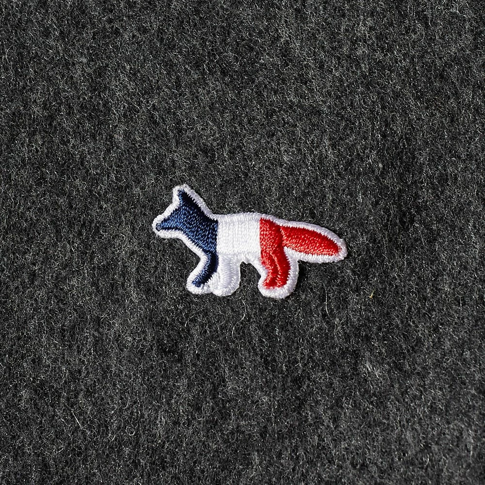 Maison Kitsune Maison Kitsuné Tricolor Fox Wool Scarf 4 Maison Kitsune Maison Kitsuné Tricolor Fox Wool Scarf - Image 2