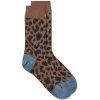 RoToTo Pile Leopard Crew Sock