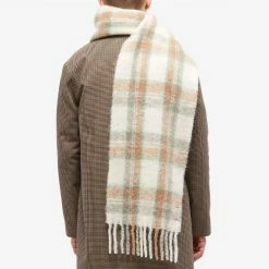 A.P.C. Elie Check Scarf -Outlet Scarves Store 10 10 2022 ns wpaba m15177 tah 8
