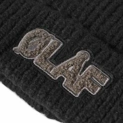 Olaf Hussein Fuzzy Beanie -Outlet Scarves Store 10 11 2022 JB A100809 BLK 2 1