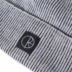 Polar Skate Co. Lines Merino Beanie -Outlet Scarves Store 10 12 2022 LL PSC LINESMRNBNE WHT 2 1