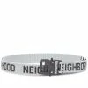 Neighborhood JQ Belt -Outlet Scarves Store 11 10 2022 LL 222MYNH AC05 GRY m1 1