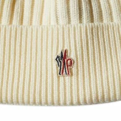 Moncler Grenoble Rib Logo Beanie -Outlet Scarves Store 11 10 2022 LL 3B000 08 04761 034 2 1