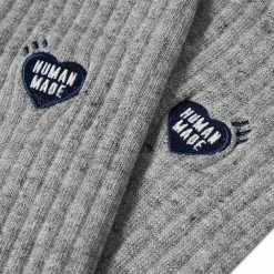 Human Made Pile Heart Sock -Outlet Scarves Store 11 11 2022 BLR HM24GD002GY2 2 1