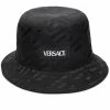 Versace Logo Jaquard Bucket Hat -Outlet Scarves Store 12 01 2023 GH 1007031 1A05933 1B000 m1 1