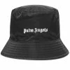 Palm Angels Logo Bucket Hat -Outlet Scarves Store 12 04 2022 JC PMLA026S22FAB0011001 m1 1