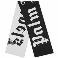 Palm Angels Macro Logo Scarf -Outlet Scarves Store 12 08 2022 JD PMMA025F22KNI0011001 2 1