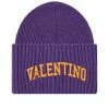 Valentino College Logo Beanie -Outlet Scarves Store 13 01 2023 JA 2Y2HB01NWBN U15 m1 1