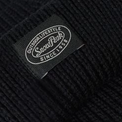 Snow Peak Knitted Beanie -Outlet Scarves Store 13 12 2022 JW AC 22AU011 BK 2 1
