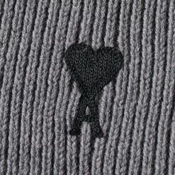 AMI Small A Scarf -Outlet Scarves Store 13 12 22 JF USF413 018 057 3 1