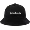 Palm Angels Boucle Logo Bucket Hat -Outlet Scarves Store 14 07 2022 pmla032f22fab0011001 m1