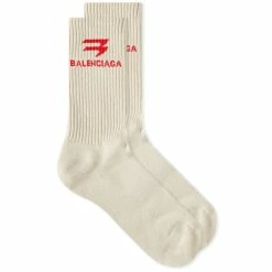 Balenciaga Sports Logo Sock