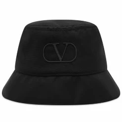 Valentino Nylon Logo Bucket Hat