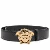 Versace Medusa Buckle Leather Belt
