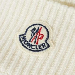 Moncler Logo Beanie -Outlet Scarves Store 18 10 2022 SI 3B000 50 M1900 032 2 1