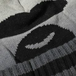 AAPE By A Bathing Ape AAPE Moon Face Bobble Beanie -Outlet Scarves Store 19 01 2023 JB AAPHTM5140XXJWH2 2 1
