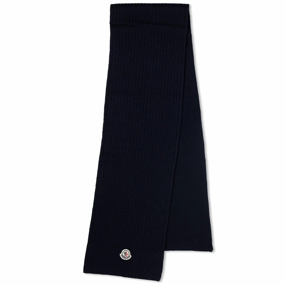 Moncler Logo Wool Scarf 4 Moncler Logo Wool Scarf - Image 2