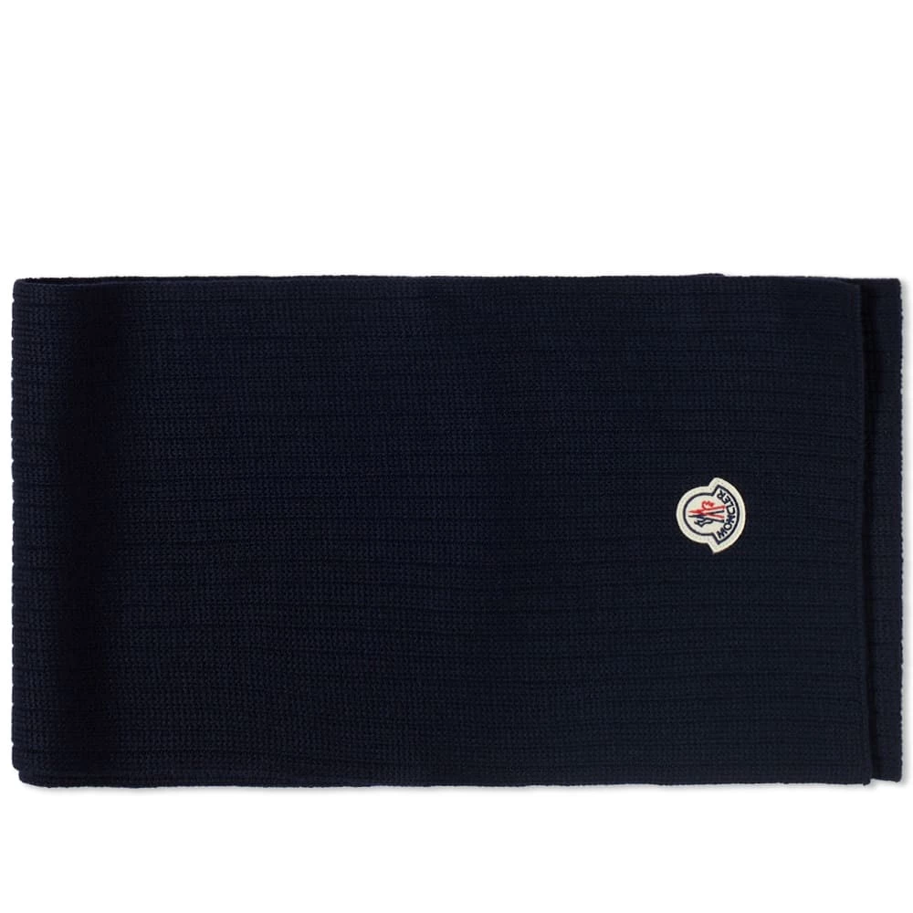 Moncler Logo Wool Scarf 3 Moncler Logo Wool Scarf