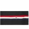 Moncler Tricolore Striped Logo Scarf -Outlet Scarves Store 19 10 2022 BLR 3C000 24 A9575 999 m1 1